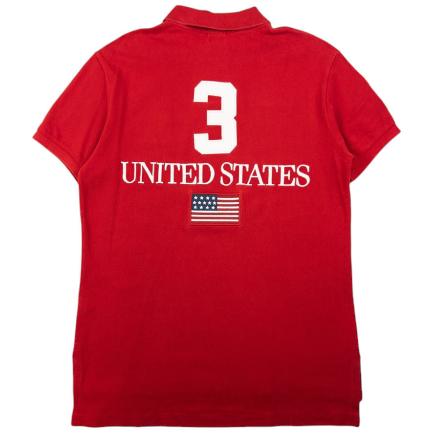 Vintage Polo Ralph Lauren USA Polo Shirt Size M