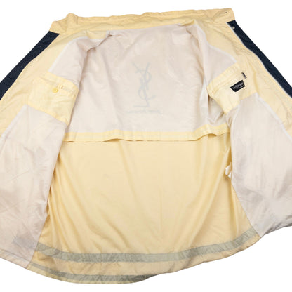 Vintage YSL Yves Saint Laurent Zip Up Jacket Size XL