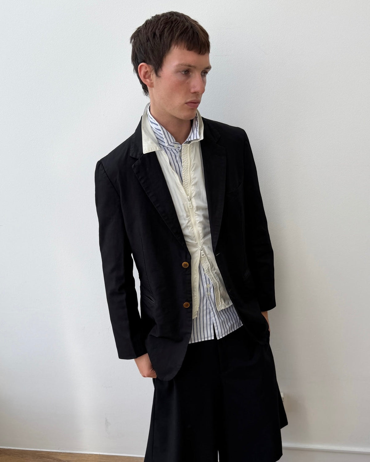 Comme Des Garçons Homme Plus SS17 Blazer | Large, Black