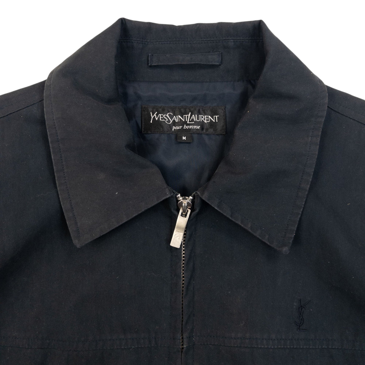 Vintage YSL Yves Saint Laurent Harrington Jacket Size M | Medium, Black
