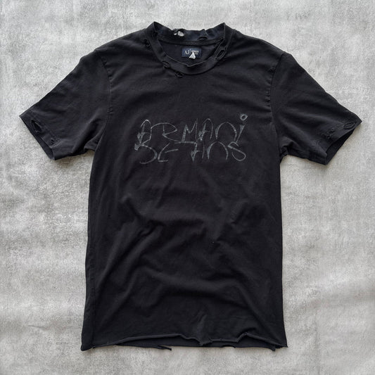 ARMANI DISTRESSED T-SHIRT | O/S, Red