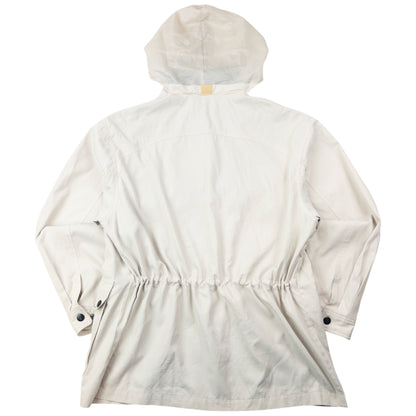 Vintage 90s YSL Yves Saint Laurent Zip Up Jacket Size M | Medium, Cream