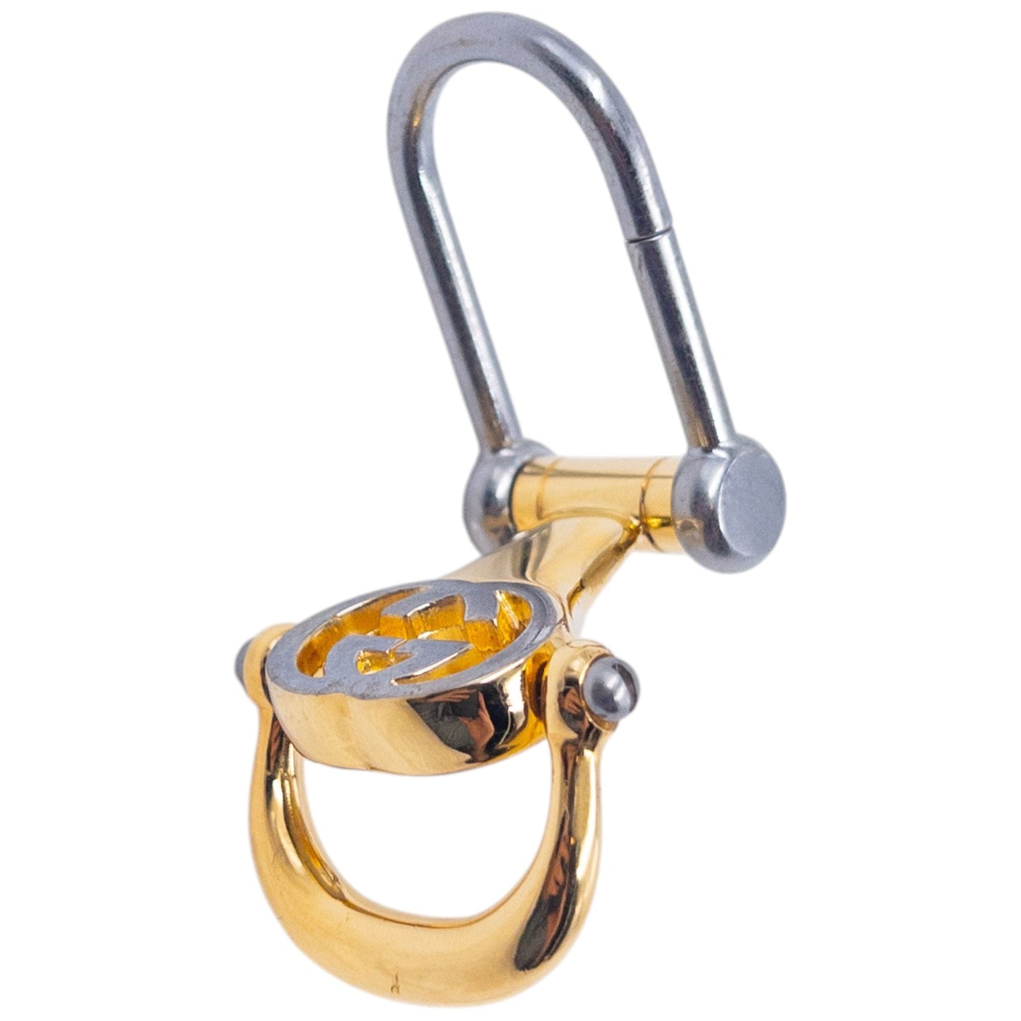 Vintage 80s Gucci Cut-Out Keyring | O/S, Gold