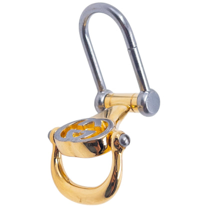 Vintage 80s Gucci Cut-Out Keyring | O/S, Gold