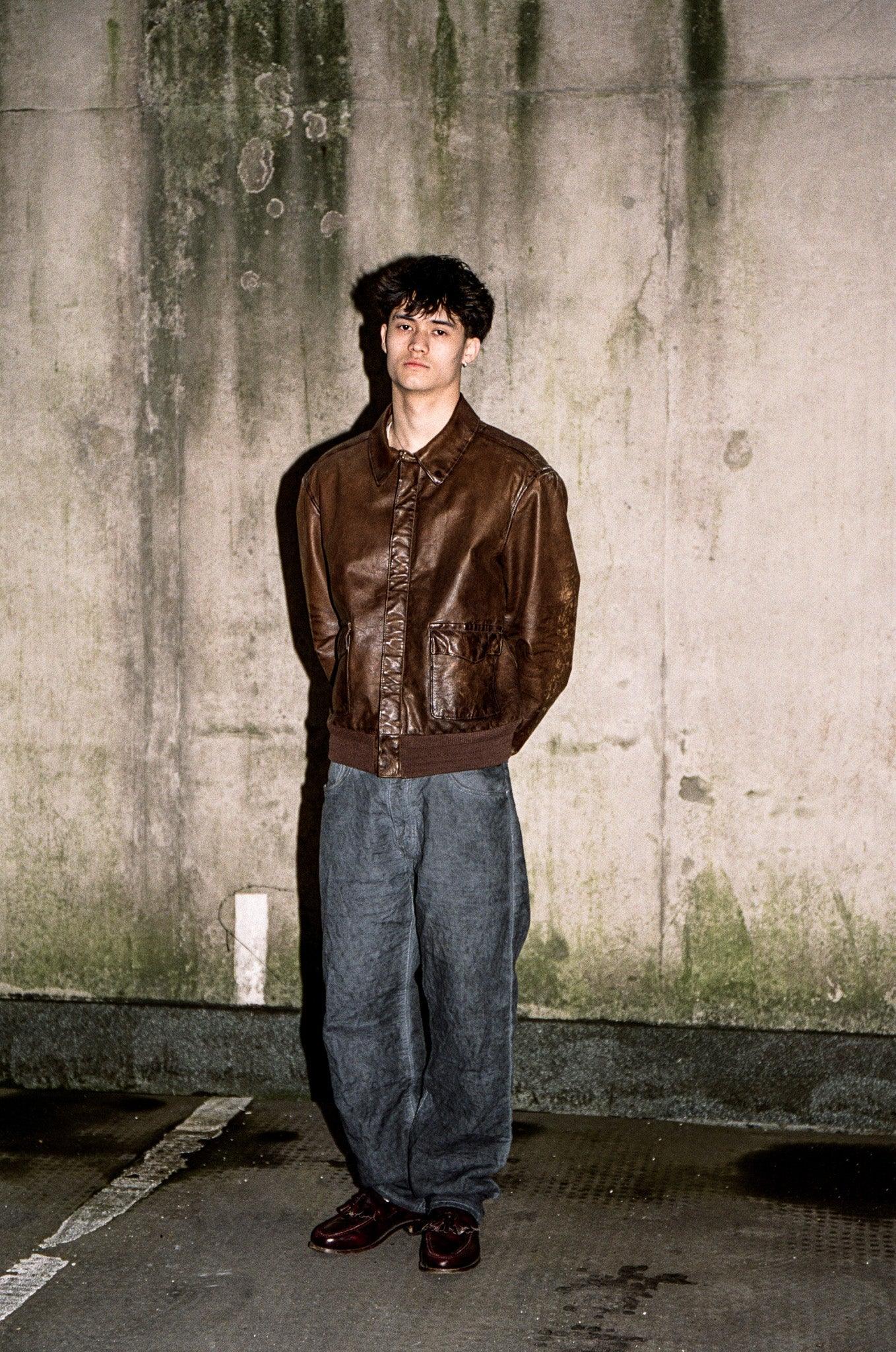 Ralph Lauren 2000's Leather Flight Jacket M/L