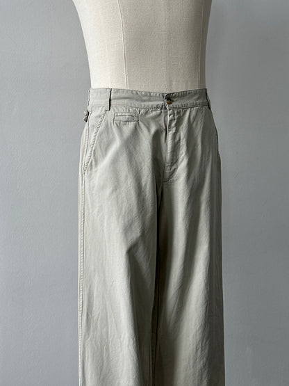 Vintage 1990s Pure Cotton Straight Leg Trousers - W30