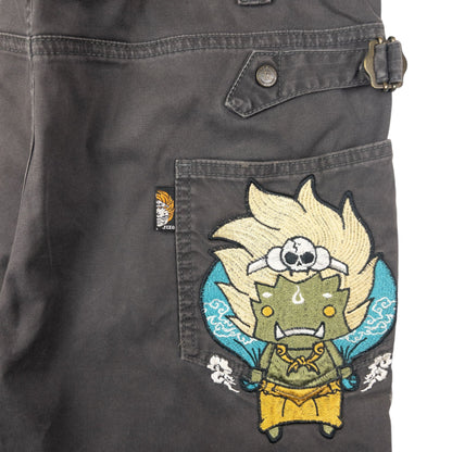 Vintage Jizo Bosatsu Embroidered Troll Trousers Size W34