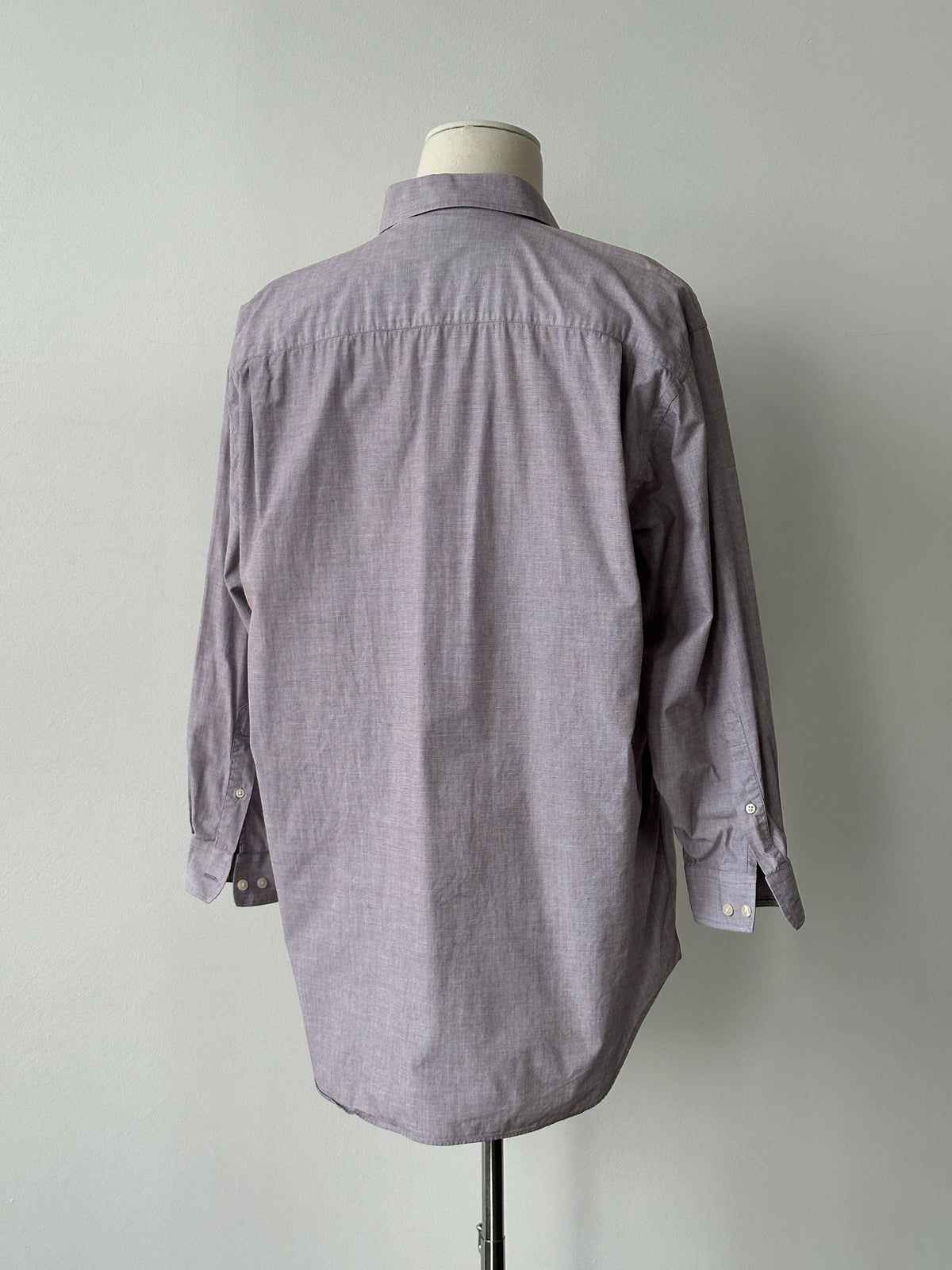 Christian Dior 1990s Pure Cotton Button Neck Shirt - XL
