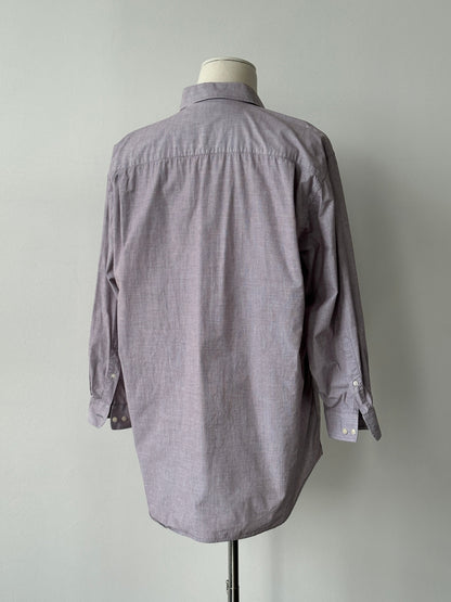 Christian Dior 1990s Pure Cotton Button Neck Shirt - XL