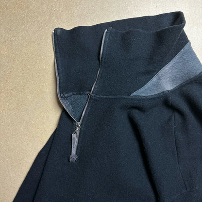 A/W1994 Black 1/4 Zip Fleece