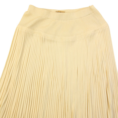 Vintage 80s Issey Miyake Pleated Skirt Womens One SIze | O/S, Cream