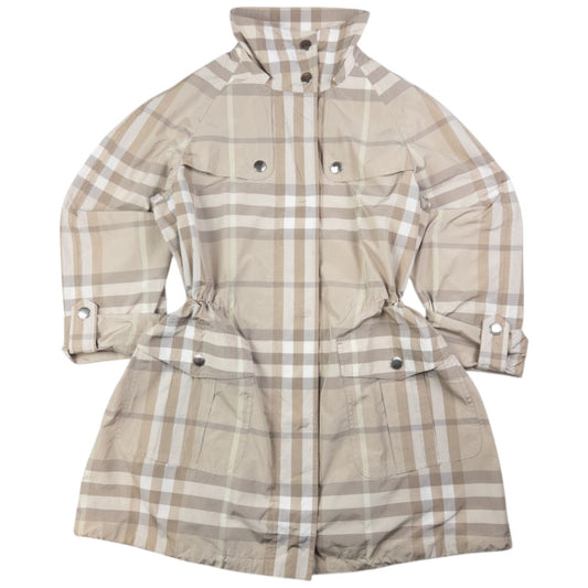 Vintage Burberry Nova Check Trench Jacket Womens Size M