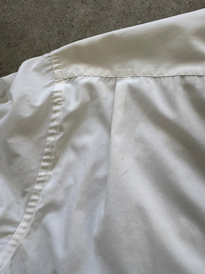 Yves Saint Laurent Pour Homme 1990s Cotton Logo Shirt - M