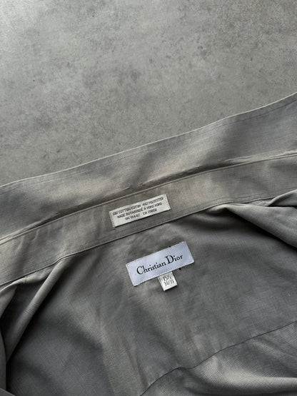 Christian Dior 1980s Cotton Shirt - L/XL