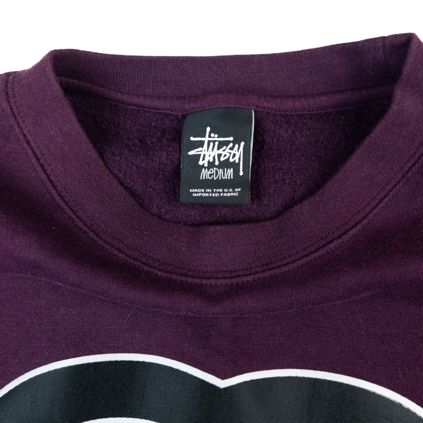 Vintage Stussy Logo Sweatshirt Size M