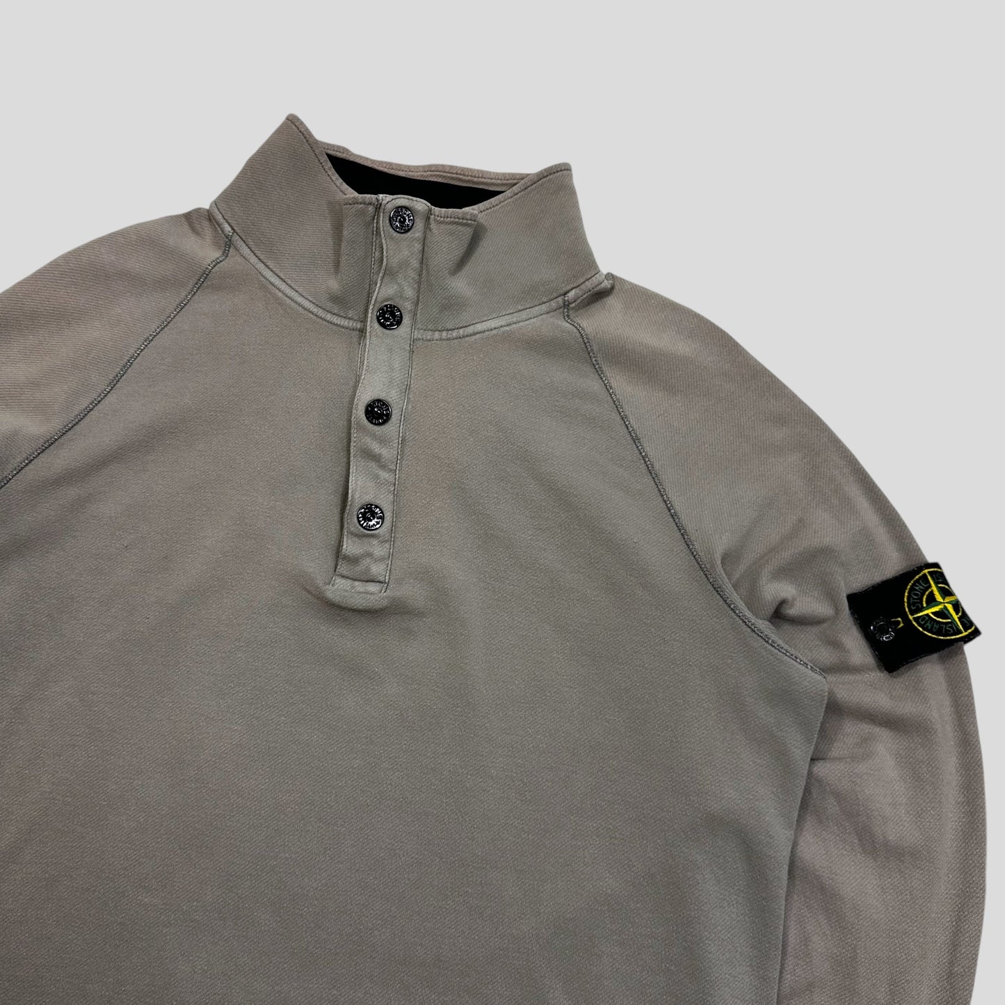 Stone Island SS09 1/4 Zip Cotton Pullover - M