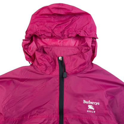 Vintage 90s Burberry Golf Packable Jacket Size M | Medium, Pink