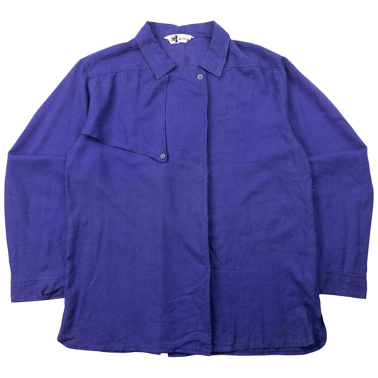 Vintage 80s Kansai Yamamoto Long Sleeve Button Up Shirt Size M