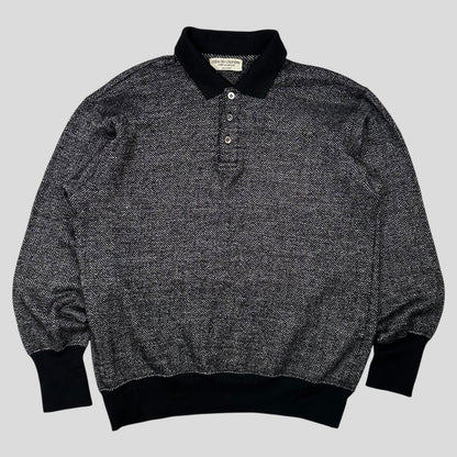 CDG 80’s Robe de Chambre Herringone Collared Knit - S