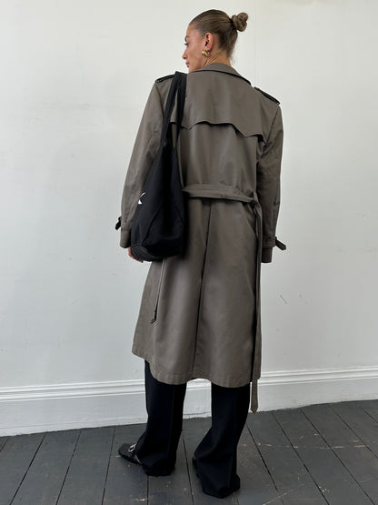 Christian Dior Monsieur Double Breasted Belted Trench Coat - M/L