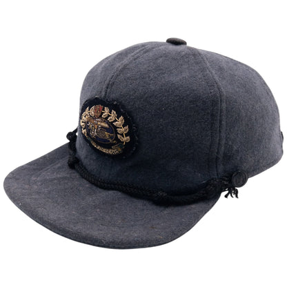 Vintage 90s Burberry Crest Wool Hat | O/S, Grey