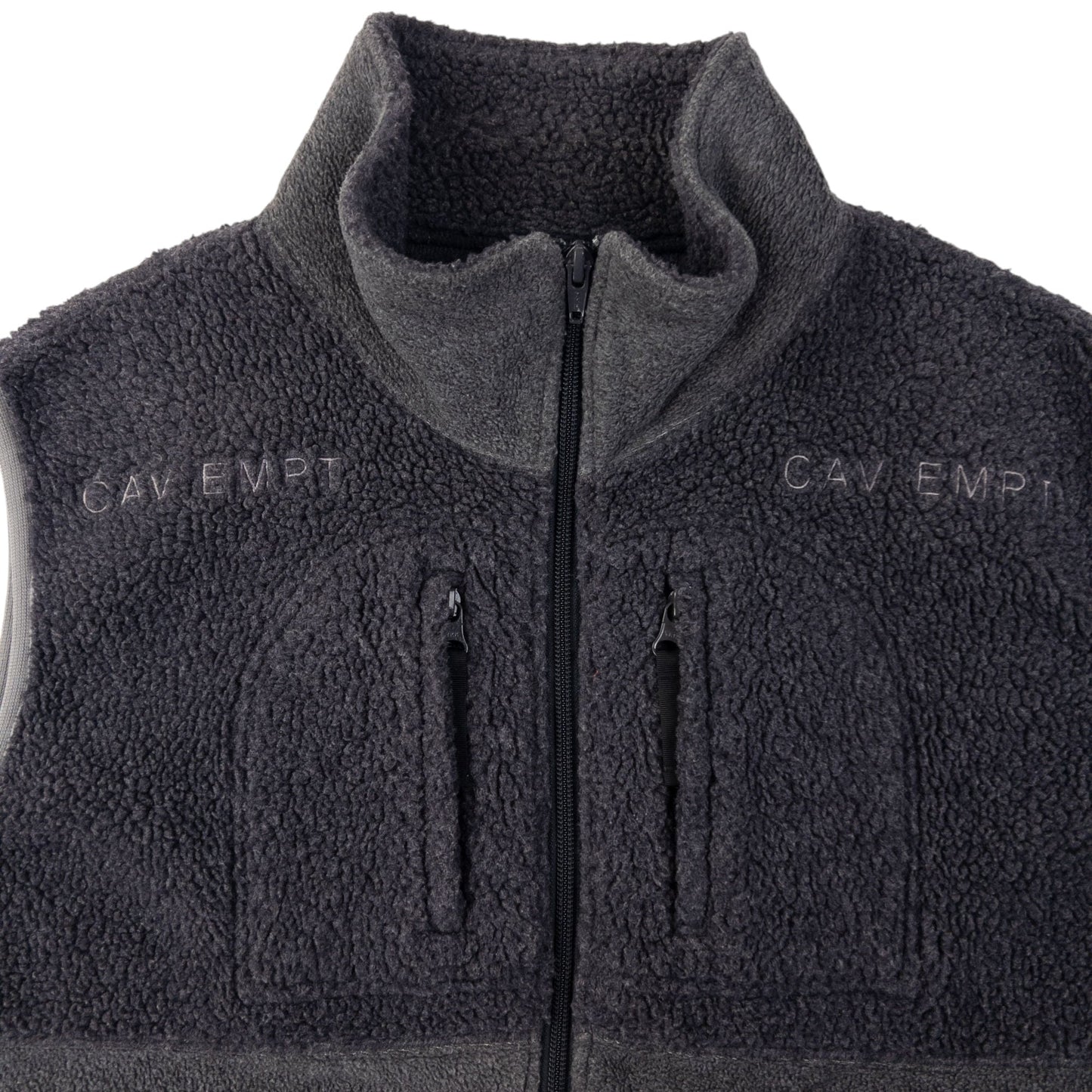 Vintage Cav Empt Zip Up Fleece Gilet Size M