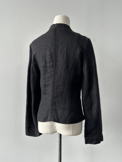 Vintage 1990s Pure Linen Tailored Jacket - S