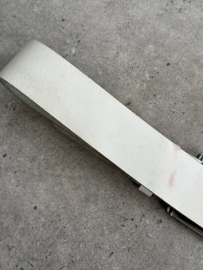 Vintage 1990s Leather Chunky Belt - W34-38