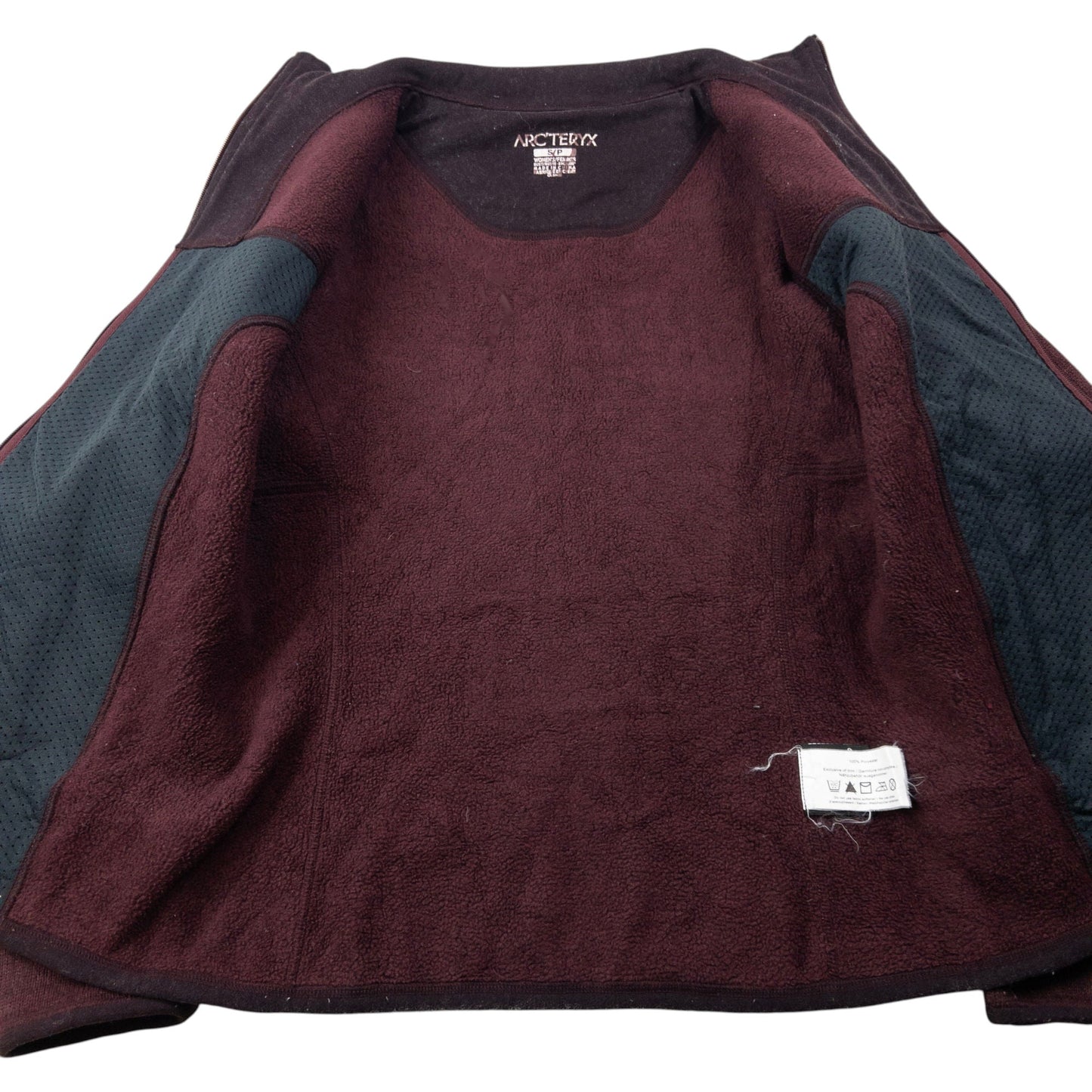 Vintage Arcteryx Zip Up Fleece Jacket Womens Size S | Small, Burgundy