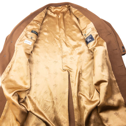 Vintage 90s Burberry Cashmere Longline Jacket Size XL | XL, Brown