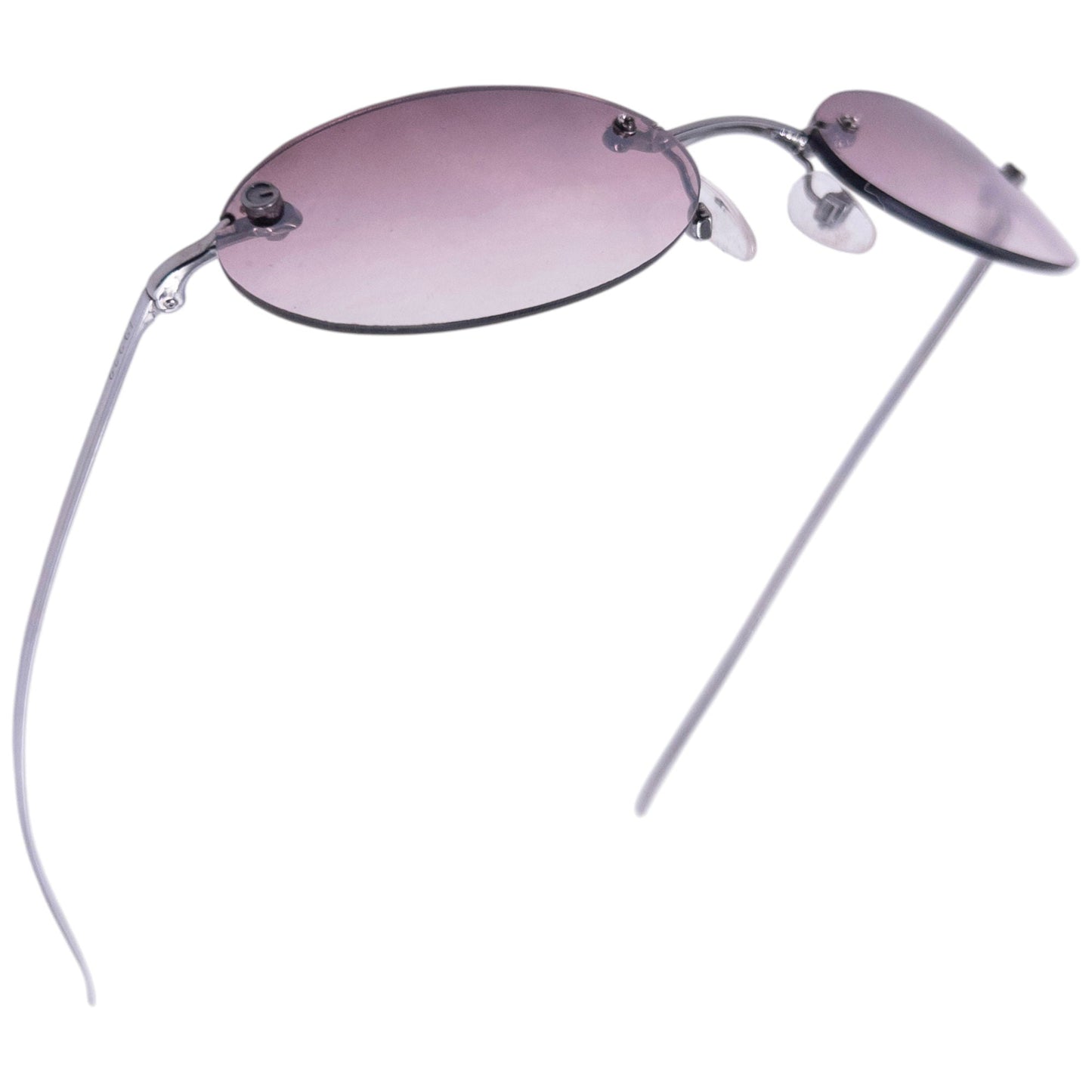 Vintage 2000s Gucci By Tom Ford Rimless Sunglasses | O/S, Brown