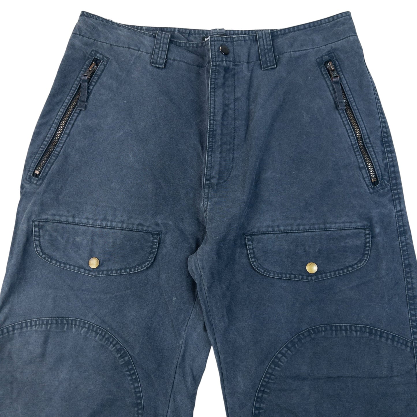 Vintage 2000s Ralph Lauren Polo Jeans Zip Cuff Trousers Size W31 | W31, Grey