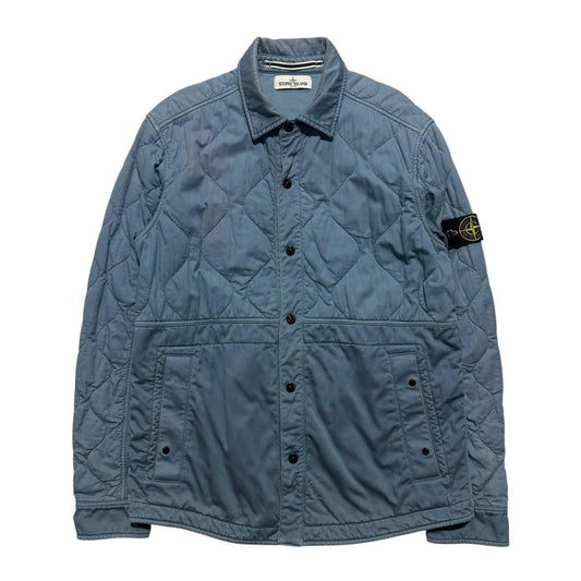 Stone Island Quilted Overshirt | XL, Blue