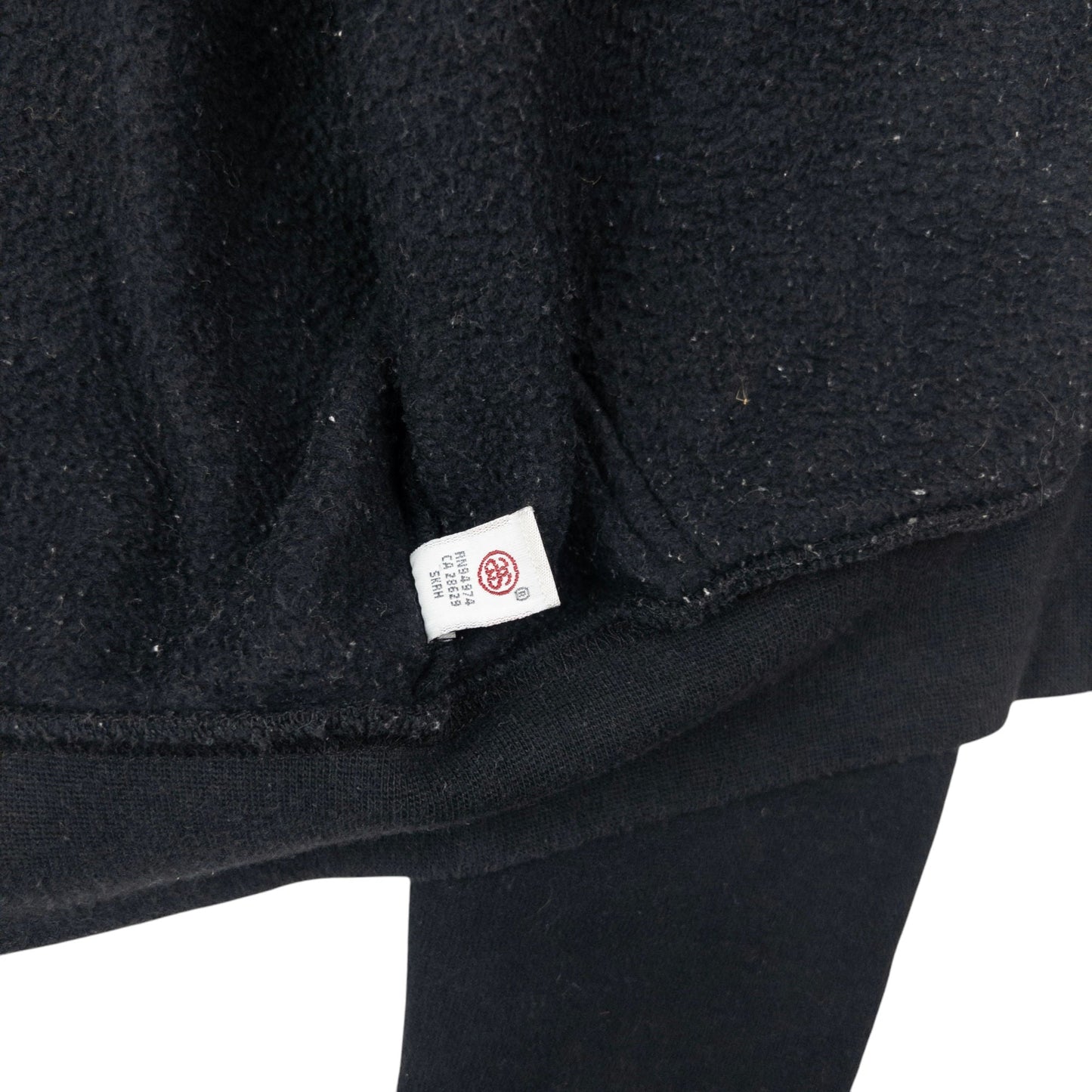 Vintage Stussy Cropped Embroidered Hoodie Womens Size S