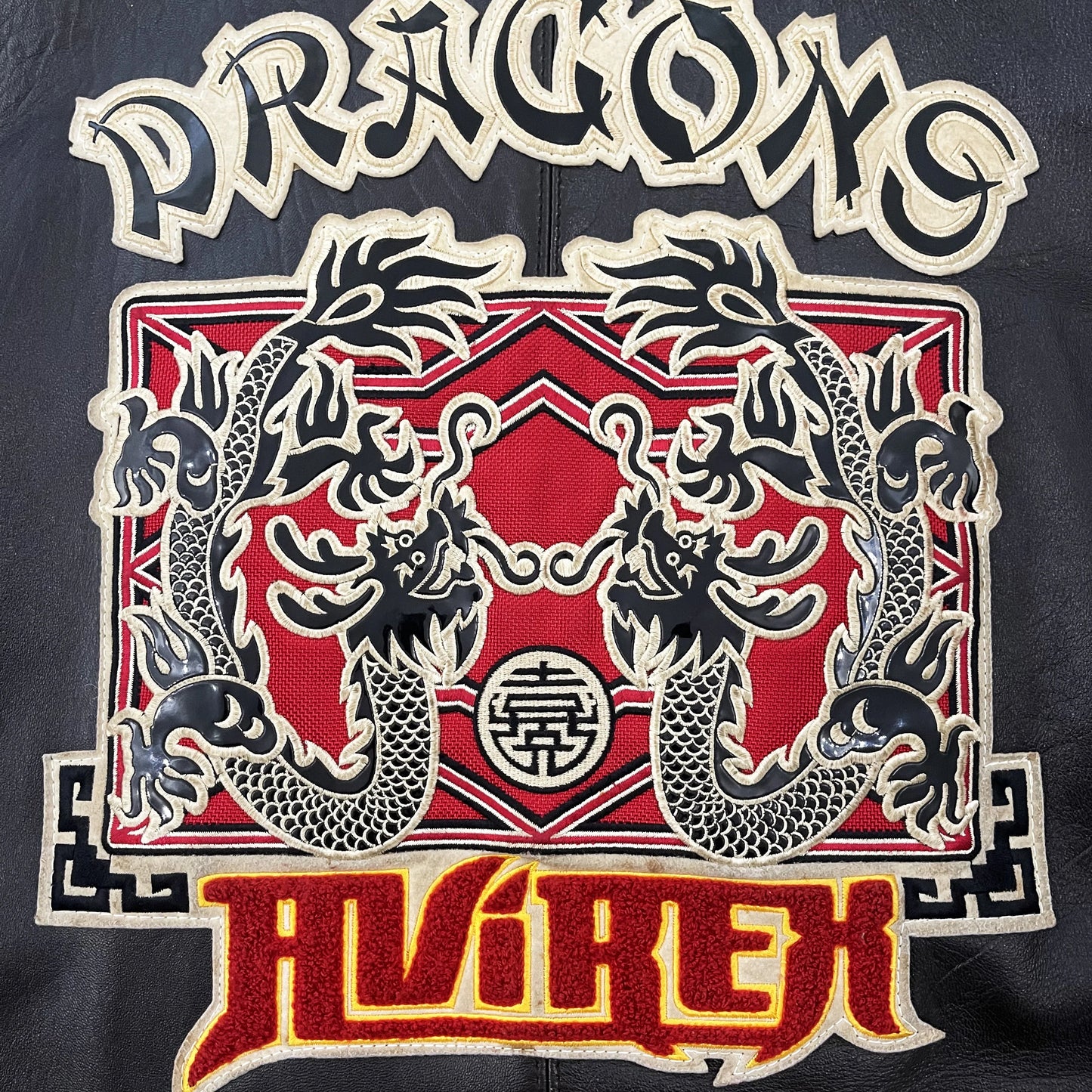 Avirex Leather Varsity Jacket - XXL