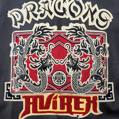 Avirex Leather Varsity Jacket - XXL