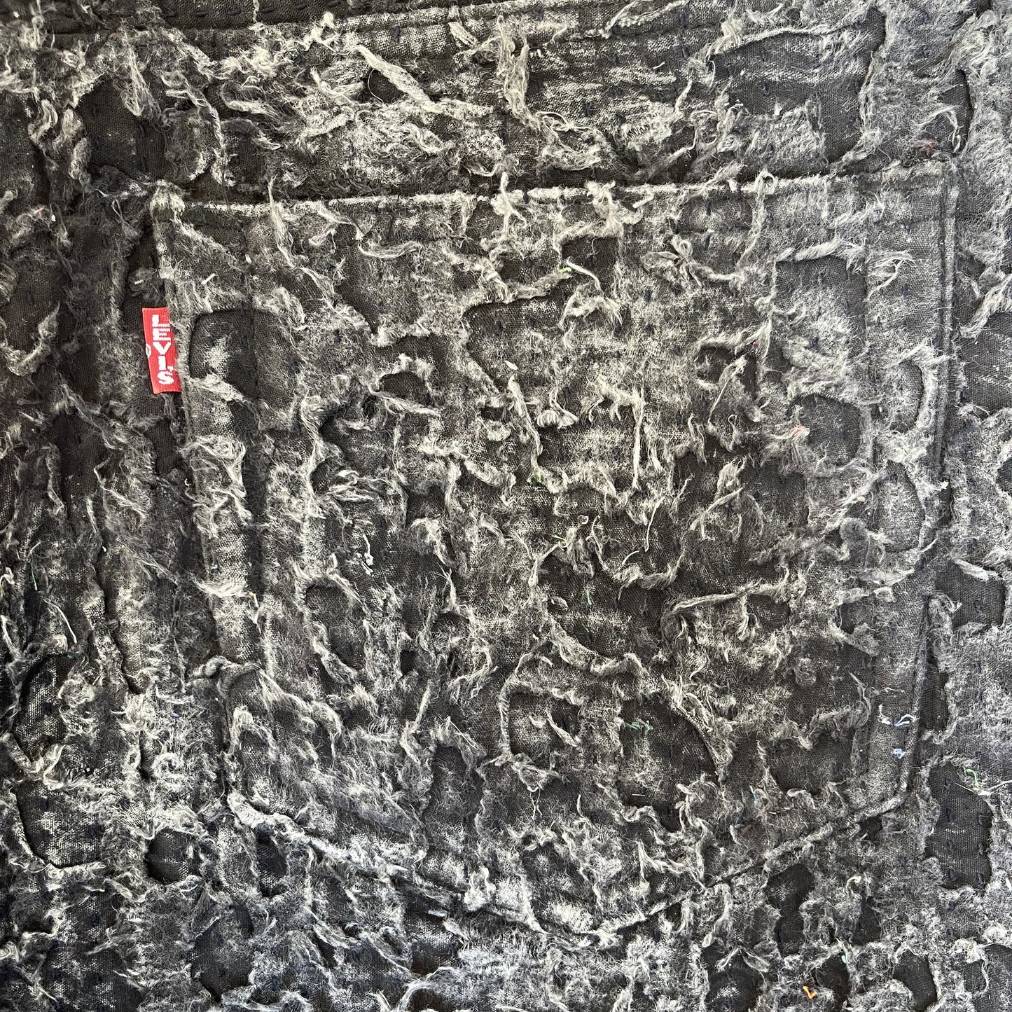 Boro Sashiko Distressed 501 Jeans - W34"