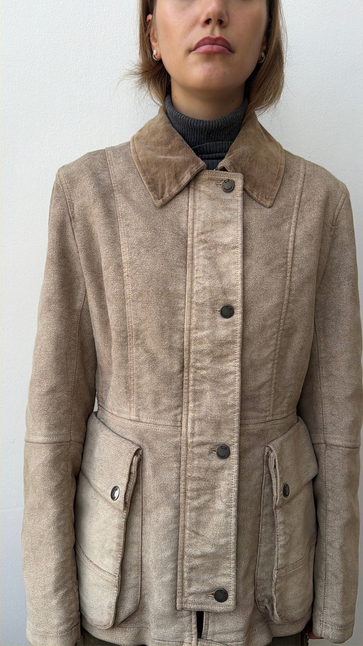 C.P. Company AW03 Moleskin Spalmatura Jacket | 44, Beige