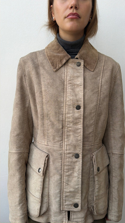 C.P. Company AW03 Moleskin Spalmatura Jacket | 44, Beige