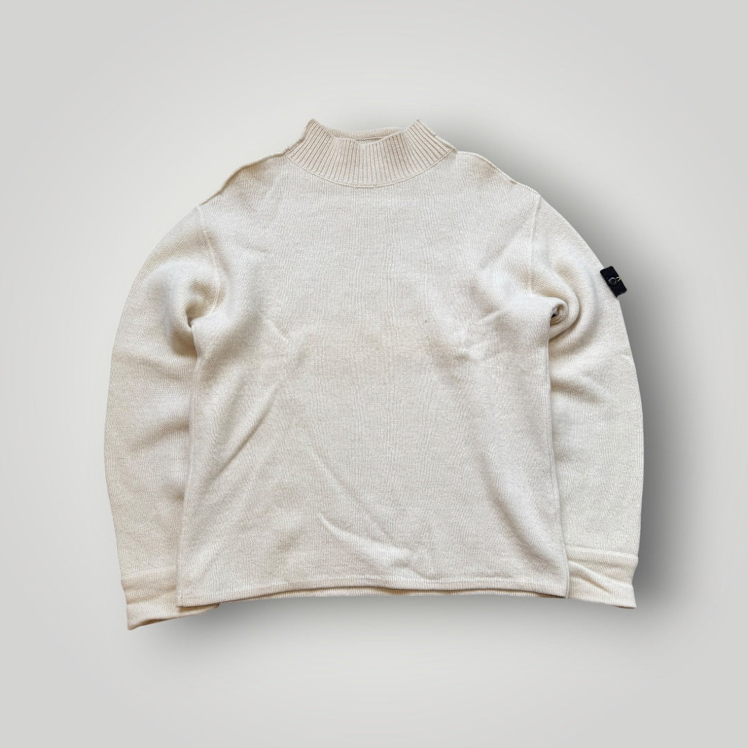 Stone Island AW/2000 Lana Wool Mock Neck Jumper M