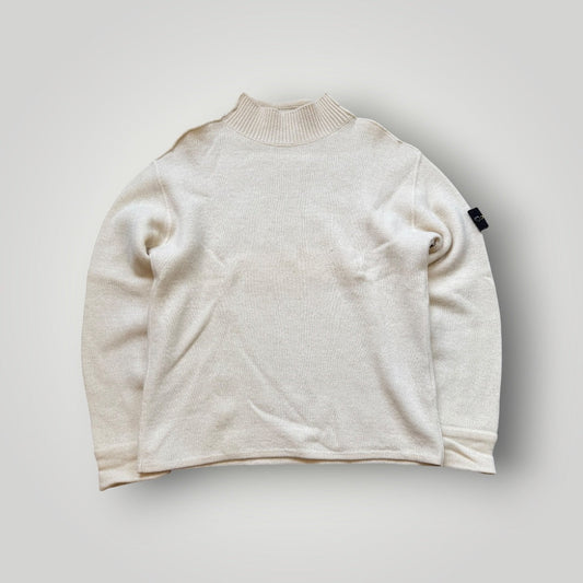 Stone Island AW/2000 Lana Wool Mock Neck Jumper M