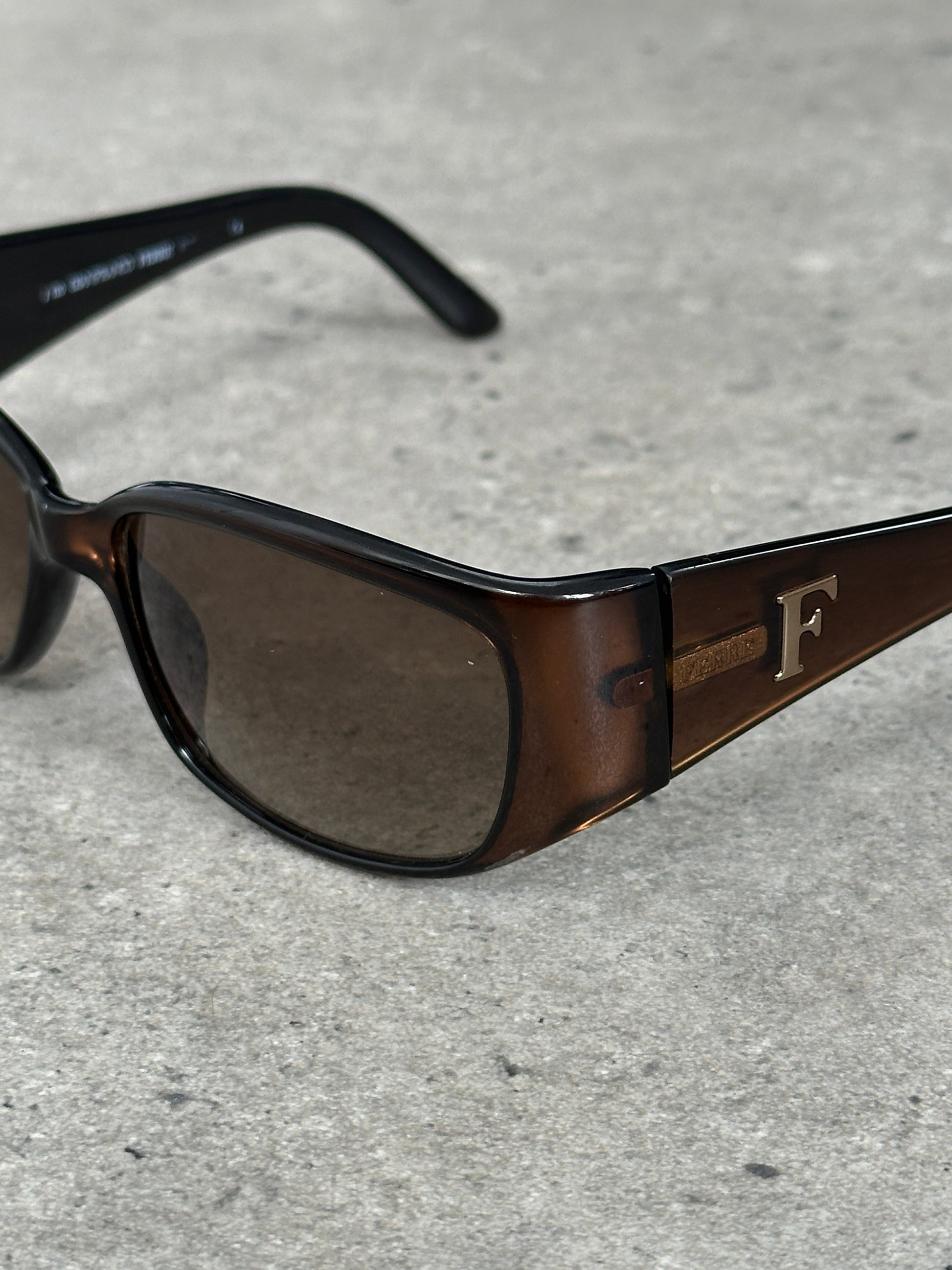 Gianfranco Ferre 1990s Oversized Rectangular Sunglasses