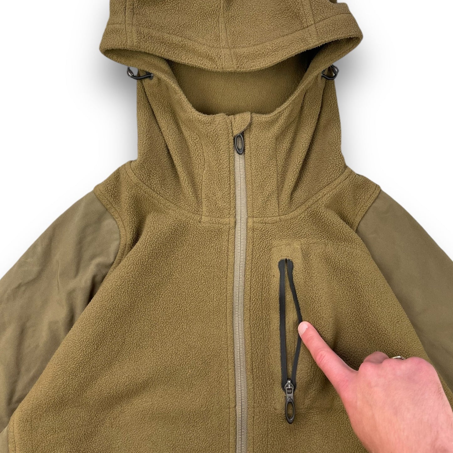2005 Oakley Panelled Fleece Jacket (M) | Default Title, Green
