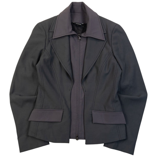 Vintage 2000s Versace Classic Layered Jacket Womens Size S | Small, Grey