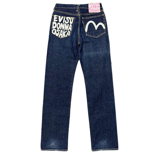 Evisu selvedge jeans with small daicock - Donna Osaka ( W26 )