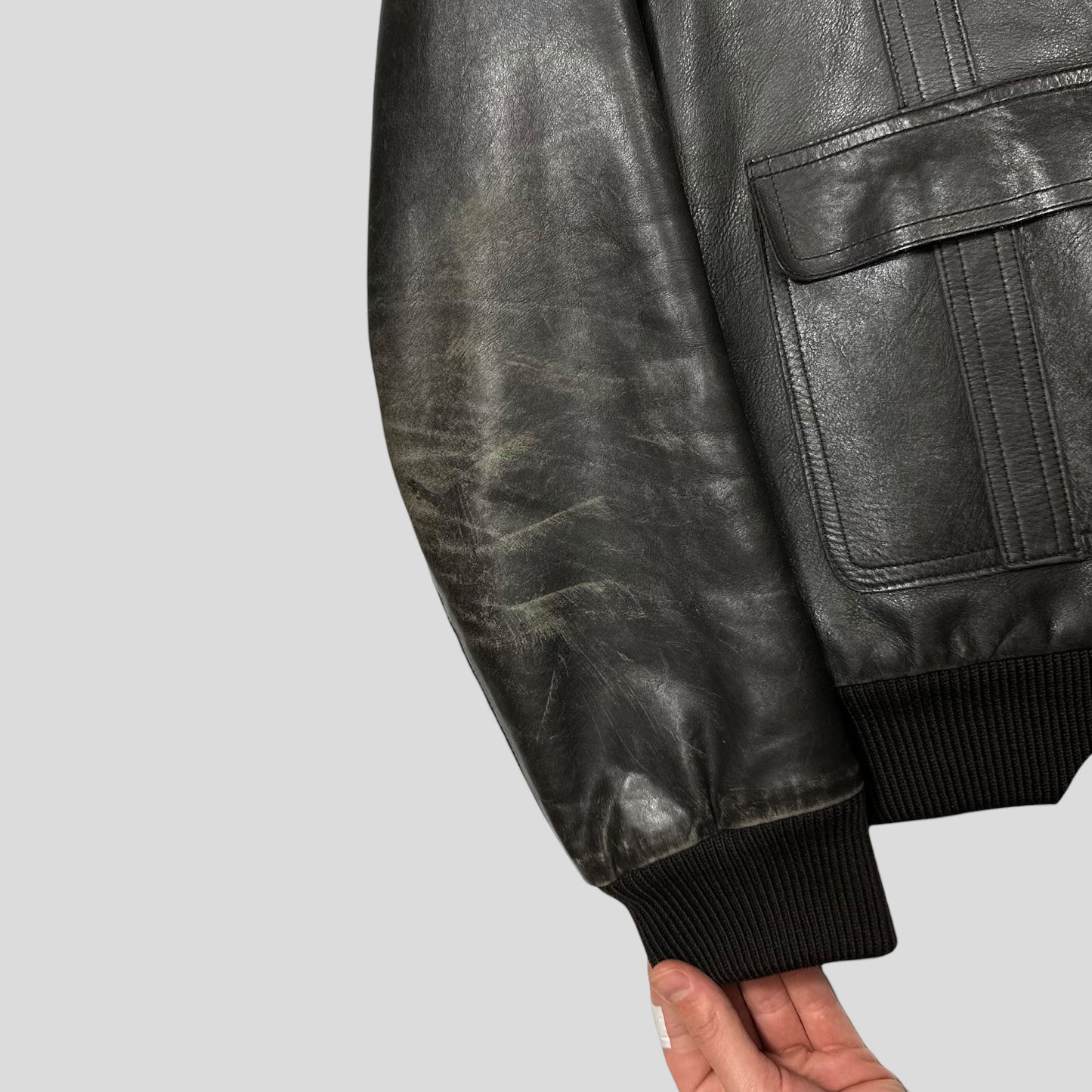 Neil Barrett 00’s Multipocket Buckle Lambs Leather Moto Jacket - L | Default Title, Multicoloured