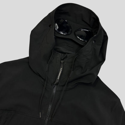 CP Company 2021 Black Soft Shell Goggle Jacket - IT52 (L)