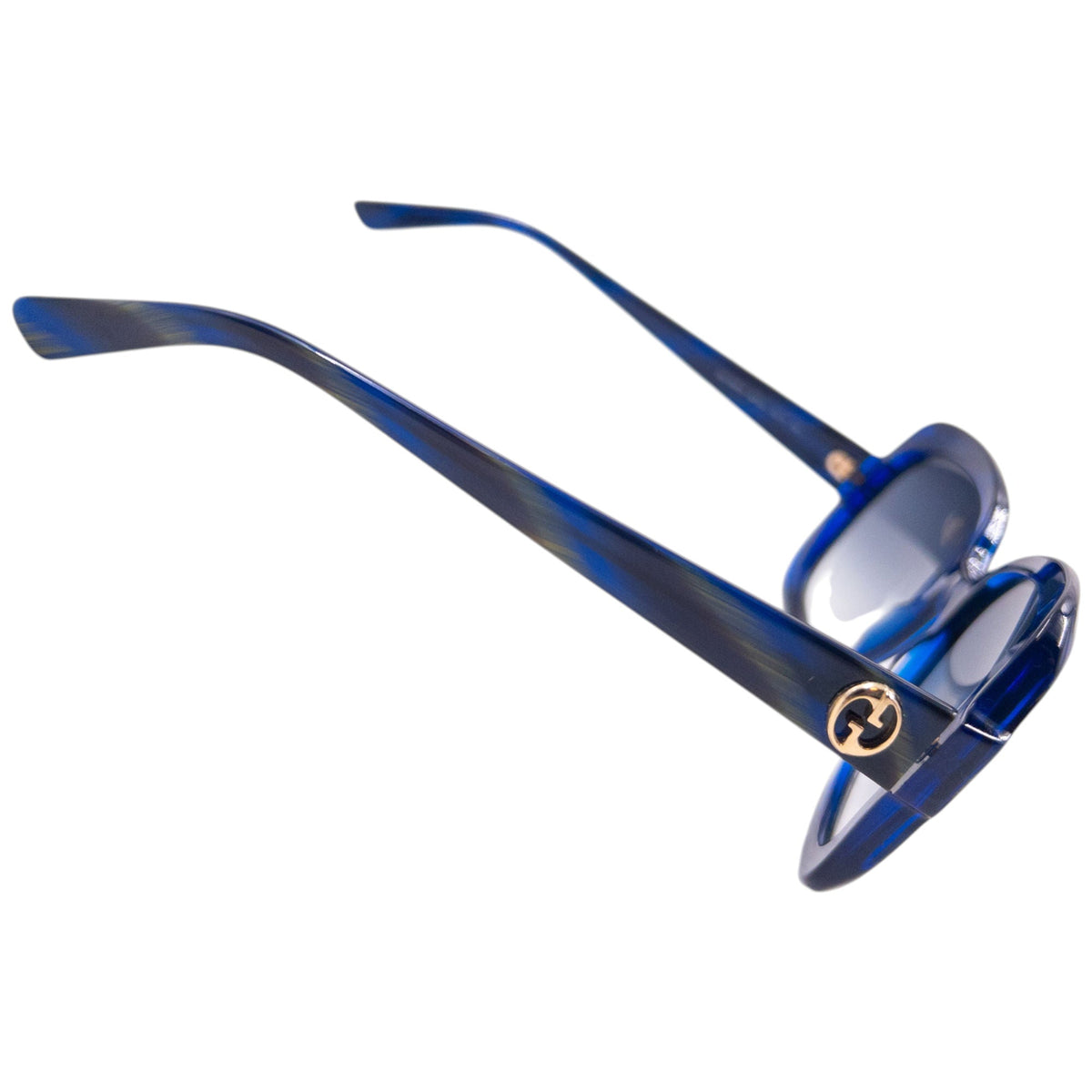 Vintage 2000s Gucci Pattern Sunglasses | O/S, Blue