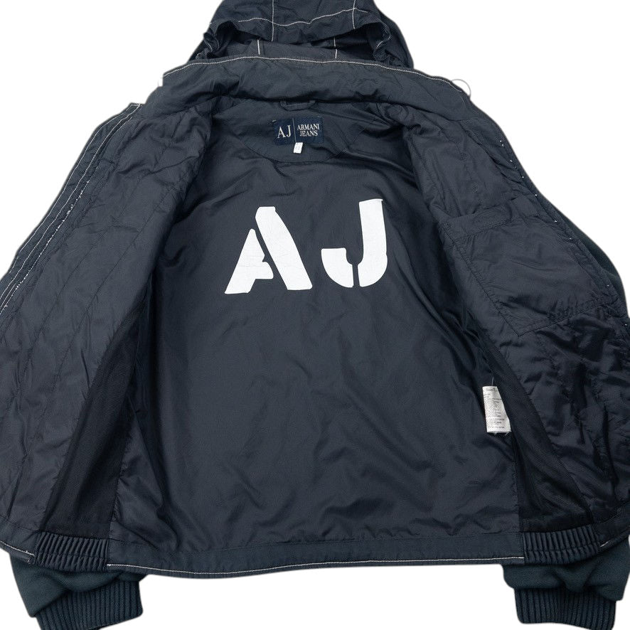 Vintage Armani Jeans Zip Up Jacket Size S