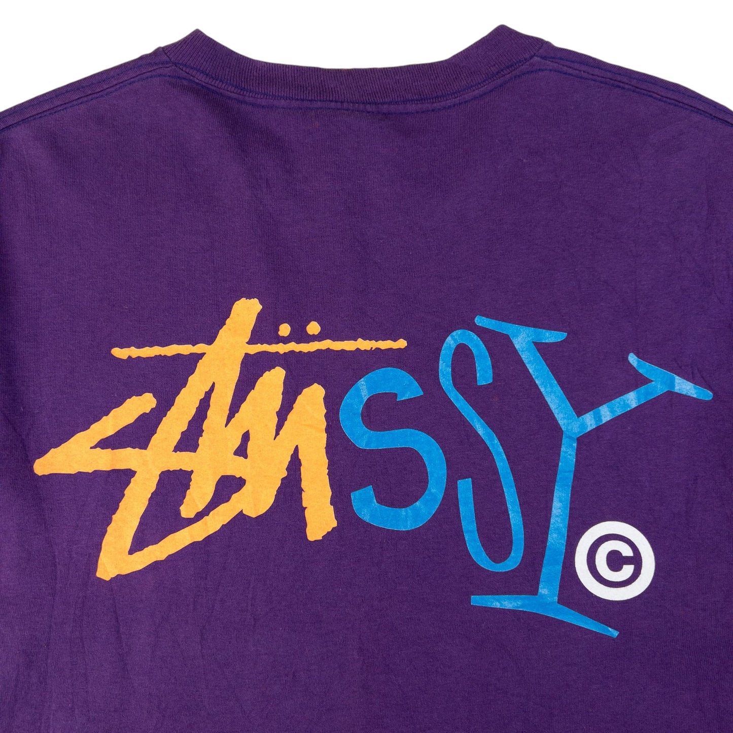 Vintage Stussy Graphic T Shirt Size M